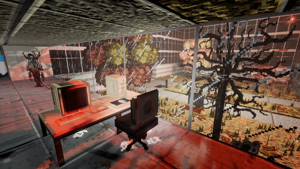 A screenshot of Nightmare Reaper, a boomer shooter roguelike
