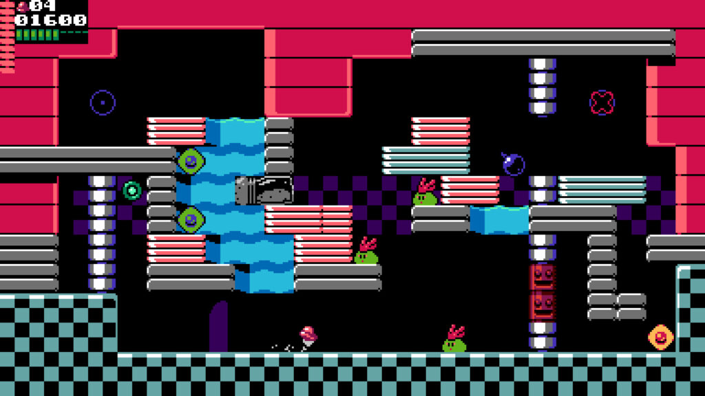 One of the 50 games included in UFO 50, a collection of "real games" that existed during the 80s