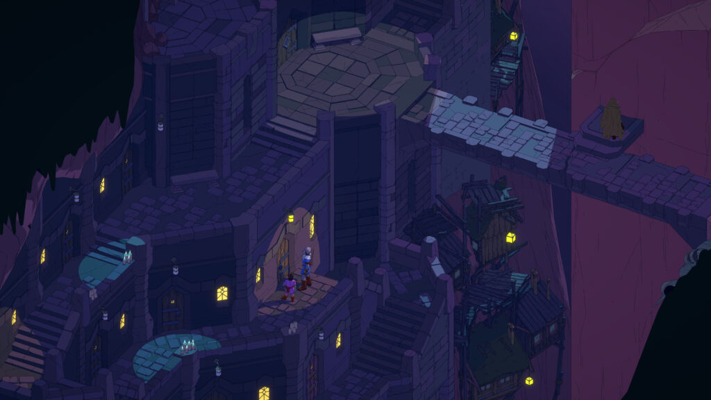 A screenshot of Esoteric Ebb at nighttime