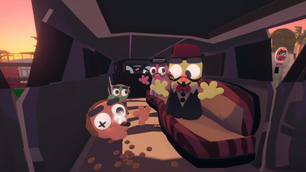 Everybody in the limo in Gamble With Your Friends