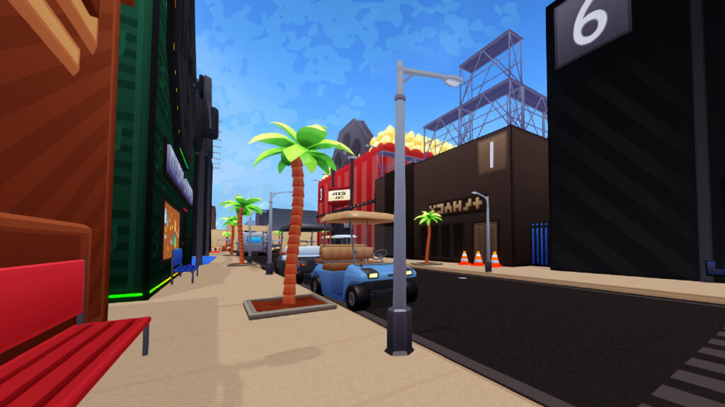 On the street in In Sink: A Co-Op Adventure