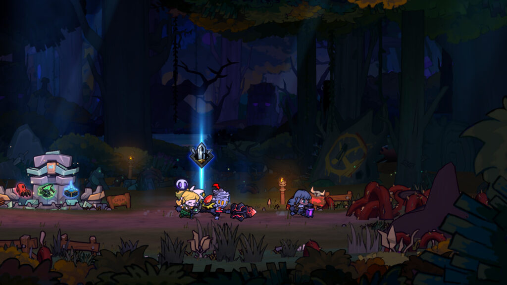 Between battles in Lost Castle 2

