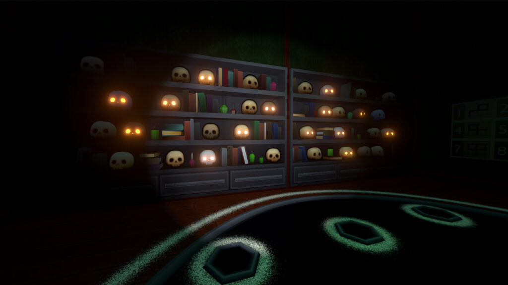 A room full of skulls in In Sink